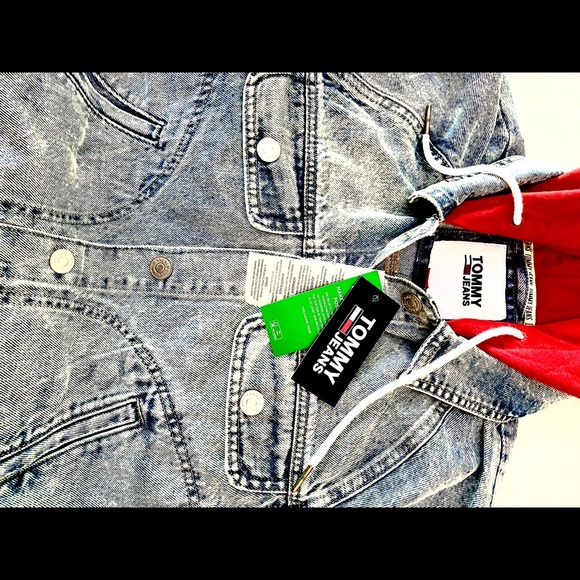 Denim Tommy Hilfiger Denim Hoodie Jacket - Picture 5 of 12